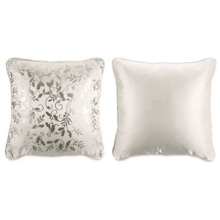 Ivory Holly - Pack of 4 Elegant Ivory Holly Throw Pillows 16