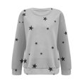 thumbnail image 4 of Bovemsi Womens Sweatshirts Solid Color Sweatshirt Tops Long Sleeves Casual Pullover Lightweight Loose Fall Fashion Outfits 2025 Clothes, 4 of 9