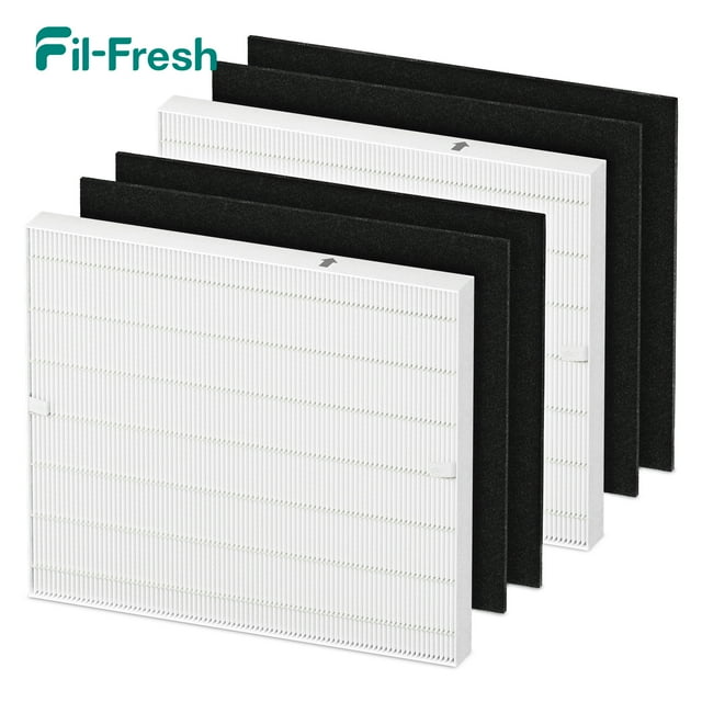 Fil-fresh 2-Pack AP-1512HH True HEPA Filters Replacement for Coway AP-1512HH-FP, Airmega 200M Mighty, AP-1518R, AP-1519P Air Purifier, #3304899