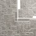 thumbnail image 2 of Ekena Millwork 49"W x 24 1/2"H x 1 1/4"D Castle Rock Stacked Stone, EverStone Faux Stone Siding Panel, Grey Granite, 2 of 11