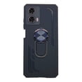 thumbnail image 1 of Funda Uso Rudo Con Anillo Magnético Para Motorola G24 / G04 Negro Más 2 Micas De Cristal, 1 of 5