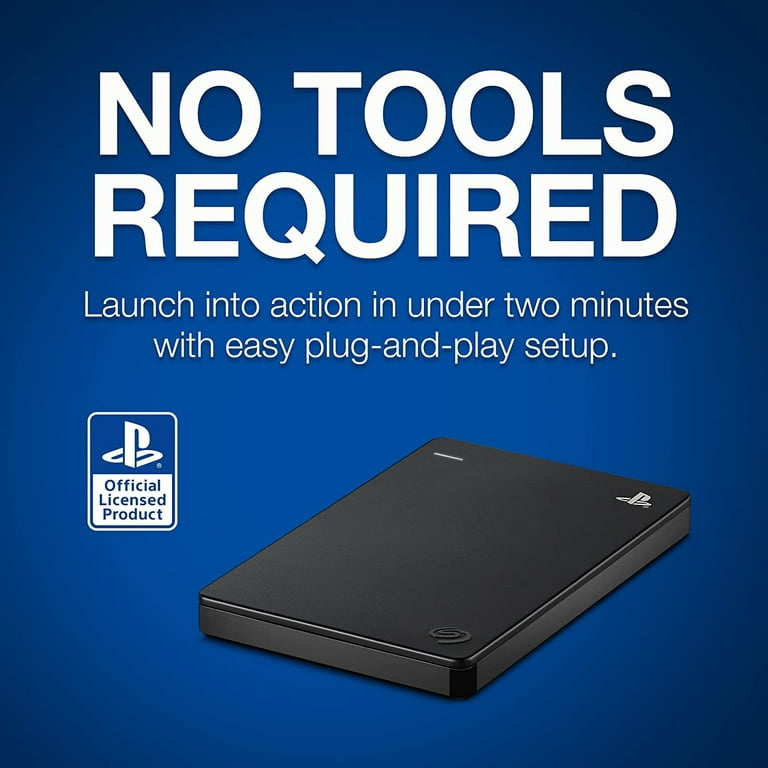 STGD2000200 Portable Game External Drive, 2TB, PS5 PS4 and with Hard Compatible Seagate Drive,