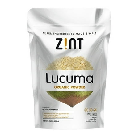 Zint Lucuma Organic Supplement Powder Sweet flavor with Low Glycemic Index, 16