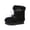 Black, variant on women's snow calf boots furr Faux-Fur Ankle-High Snow Platform White Sizes 37