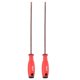 thumbnail image 1 of Uxcell 2 piezas destornillador ranurado SL6 14.4" de longitud, destornilladores de precisión de acero S2 magnético, herramientas de electricista con agarre antideslizante para fijación y reparación, 1 of 6