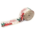 thumbnail image 1 of Coxeer Christmas Ribbon Burlap Vintage Festival Plaid DIY Wrapping Ribbon Craft Ribbon, 1 of 2
