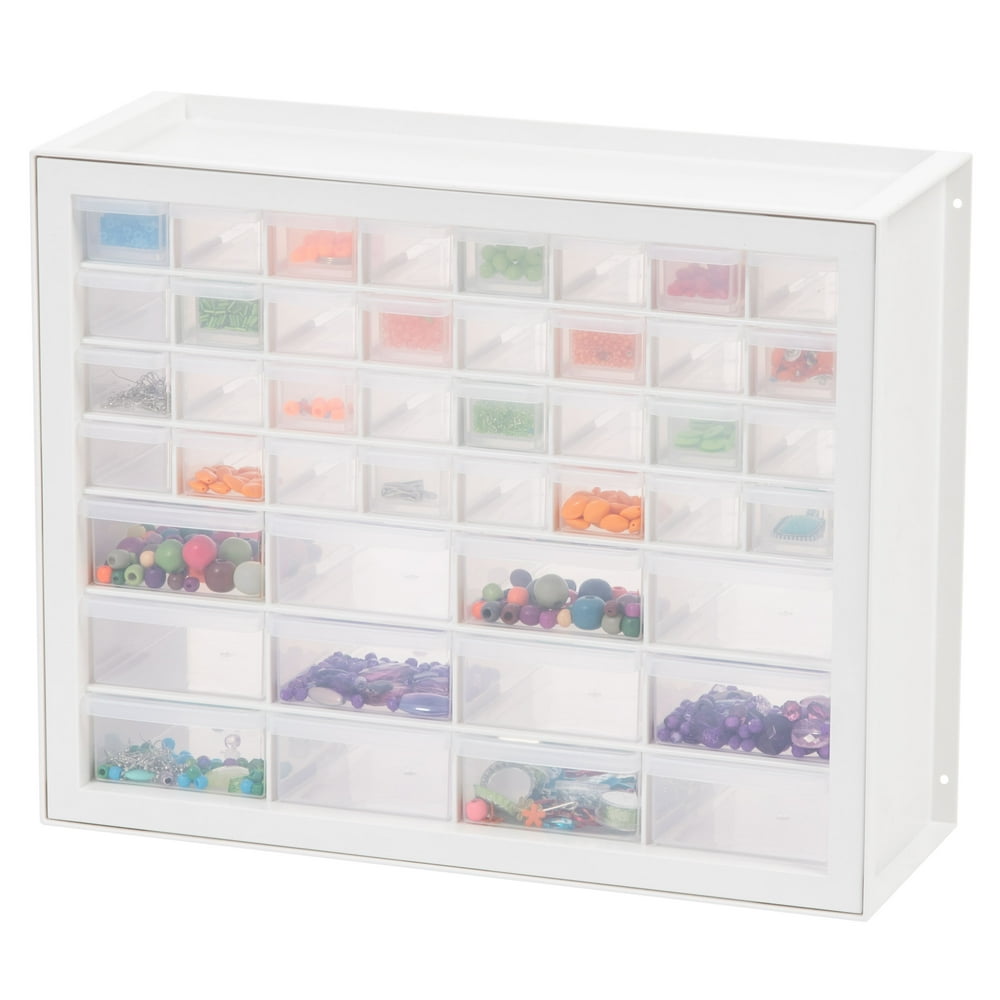 IRIS USA, 44 Drawer Parts White