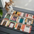 thumbnail image 5 of Puerto Rico Bathroom Rug Washable 2x3 Entryway Rug Non Slip Vintage Boho Style Door Gates Front Door Mat Low Pile Indoor Doormat Throw Floor Carpet for Kitchen Bedroom Entrance, 5 of 8