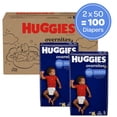 thumbnail image 2 of Pañales HUGGIES Overnites, talla 5, para bebés de más de 27 libras, 100 unidades, 2 of 9