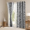 thumbnail image 3 of Manfei Animal Print Patchwork Black Out Curtains for Teens Boys Girls,Animal Leopard Zebra Curtains Pack of 2 (42x63 Each),Bling Glitter Bedroom Curtains,Luxury Bedroom Decor, 3 of 6