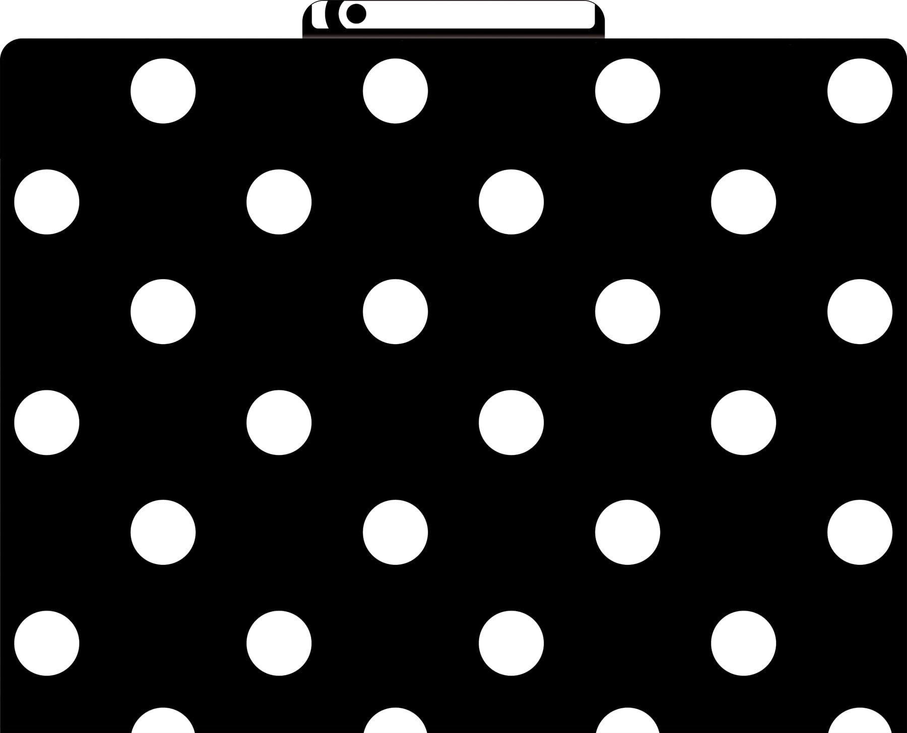 Barker Creek Tab File Folders, Letter Size, Black & White Dot, Pack Of 36 Folders