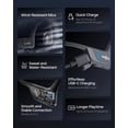 thumbnail image 4 of New Shokz OpenRun Pro 2 - Open-Ear, Bone Conduction Sport Headphones - Sweat Resistant, Workout Headphones with 30ft Bluetooth - Secure, Comfortable Fit - Deep Bass and Smart Mic - SHOKZ App (Black), 4 of 10