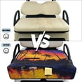 thumbnail image 6 of Yuyamidu Colorful Sunset Golf Cart Seat Covers with Front Pockets Seaside Golf Cart Seat Covers for 2 Passenger Seats Portable Club Car Accessories, 6 of 8