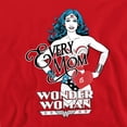 thumbnail image 2 of Popfunk Wonder Woman WONDER WOMAN Mother's Day For Every Mom Unisex Adult Crewneck Sweatshirt, Red, Medium, 2 of 5
