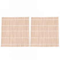 ACDANC 2pcs Japanese Sushi Bamboo Rolling Mats 24cm Carbonized Natural Bamboo Sushi Mat For Sushi Home Gatherings