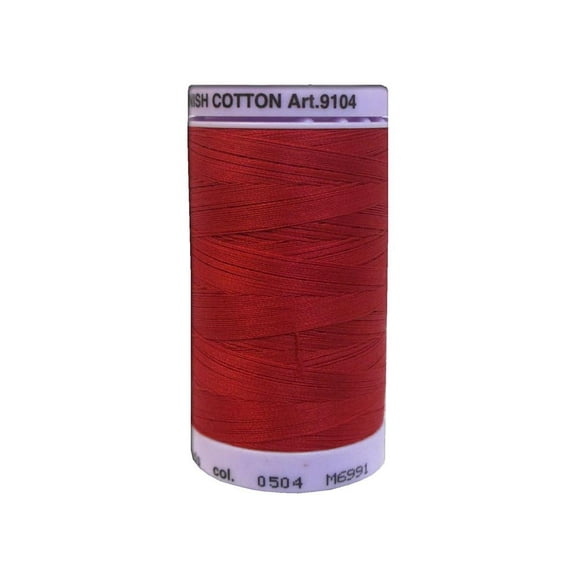 Mettler Silk Finish Cotton #50 547yd Country Red