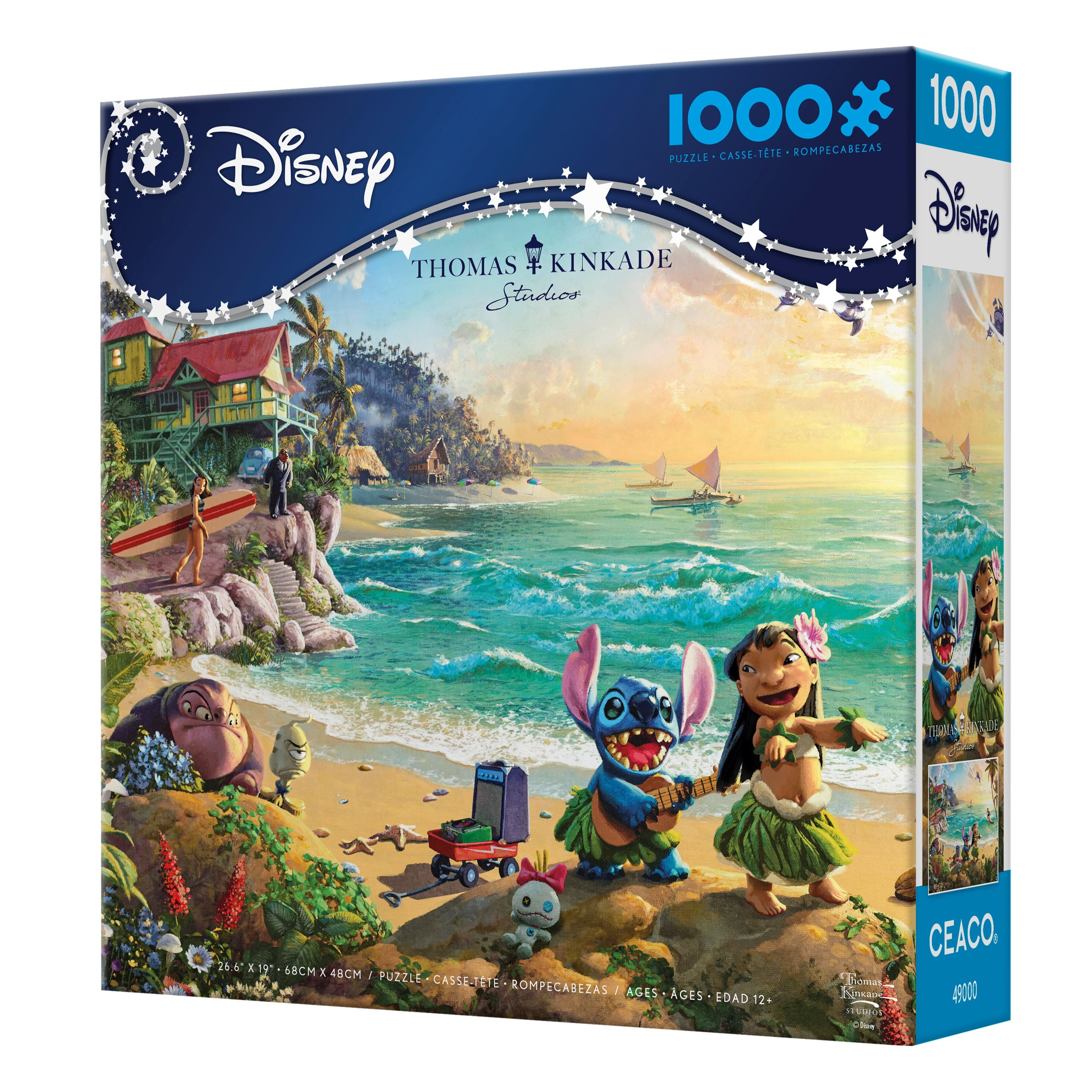 Ceaco Lilo and Stitch 1000 Piece Interlocking Jigsaw Puzzle