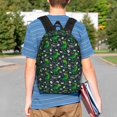 thumbnail image 4 of Lukts Dinosaur and Bone Pattern 15 Inch Student Backpack, Waterproof Laptop Backpack with Adjustable Shoulder Straps, Lightweight Travel, Campus Backpack, Unisex, 4 of 6