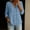 A1 Blue, variant on Gauze Tops for Women Empire Waist Peplum Tops Babydoll Shirts Boho Top Button Down Shirts Womens Tshirts Bohemian Shirts V Neck Loose Fit Shirts Gauze Shirts Buisness Work Tee Peasant Blouses