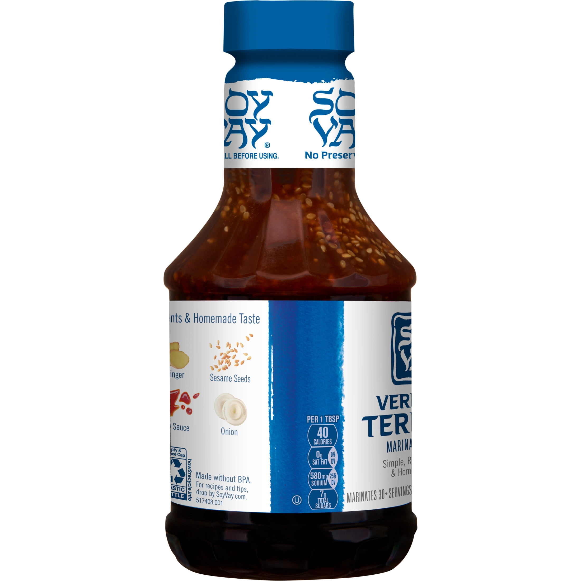 Soy Vay Veri Veri Teriyaki Marinade and Sauce, 21 fl oz Bottle