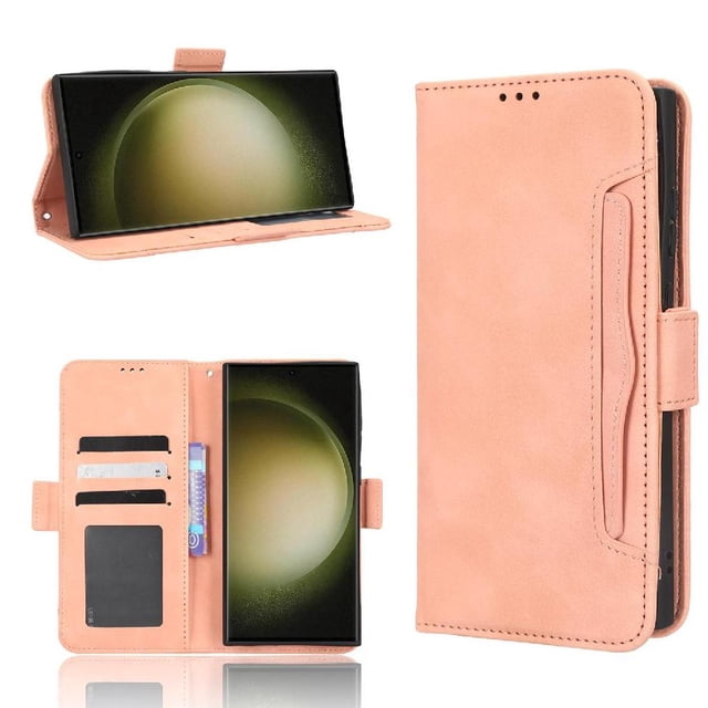 Funda Tipo Billetera GANGXUN para Samsung Galaxy S23 Ultra 5G – Tapa Flip con Tarjetero