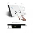 thumbnail image 4 of Melery Smart US Wall Outlet 10A Zigbee-Enabled with Tuya & Smart Life App Tempered Glass Pane lTiming & Remote Control Function, 4 of 7