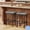 Gray-set of 2, variant on 24 Inch Counter Height Bar Stools Set of 2, Compact Counter Stools for Small Spaces, Premium Faux Leather Barstools with Right-Sized Saddle Seat & Metal Legs, 15-Minute Easy Assembly