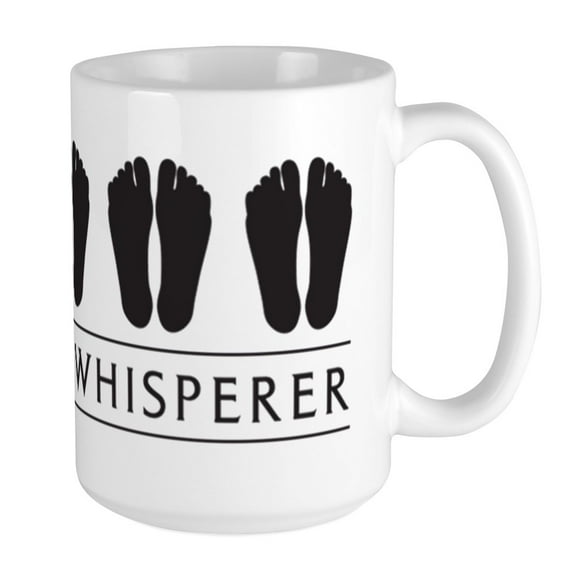 CafePress - The Foot Whisperer Mugs - 15 oz Ceramic Large Mug