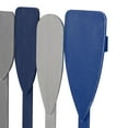 thumbnail image 5 of DecMode Coastal Wooden Canoe Paddles Inspired Wall Hook with Blue/Gray Finish, 23"W x 26"H, 5 of 8