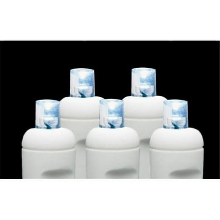 5mm Wide Angle Lens LED Light Strings - Pure White - White Wire