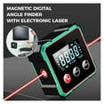 thumbnail image 2 of Magnetic Digital Angle Finder with Electronic Laser Gauge Ruler 360° LCD Electronic Protractor ,Water-Proof & Dust Resistant, 2 of 7