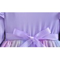 thumbnail image 4 of Landzoo Princess Dress Up for Girls 4-6, Soft Cotton Long Sleeve Party Dress with Tulle Skirt, Cute Bow and Ruffle Design for Toddlers 2-6, 4 of 5