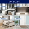 thumbnail image 3 of Subrtex Chenille Bathroom Rugs，Extra Soft and Non Slip Bath Mats，Thick Rubber Backing Washable Shower Rugs & Home Decor Accessories (Taupe Brown,20"*32"), 3 of 8