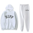thumbnail image 2 of greg biffle BIFF  hoodies suits pocket drawstring pocket hoodies sweatshirt men/women Strap sports pants, 2 of 6