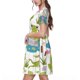 thumbnail image 2 of Disketp Cartoon Frogs para Vestido de Manga Corta para Mujeres, Vestidos de Verano para Mujeres, Casual y Holgado para la Playa, 2 of 6