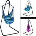 thumbnail image 4 of Sorbus Hammock Chair, Blue and Green, 4 of 7
