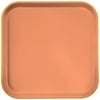 Cambro 13" x 13" (33x33 cm) Food Trays, 12PK, Orange Pizazz, 1313-222