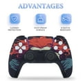 thumbnail image 4 of Psychedelic Clown Joker PS5/PS5 Pro/PS5 Slim Digital Disc Skin Sticker For Console And Controller Skins, 4 of 7