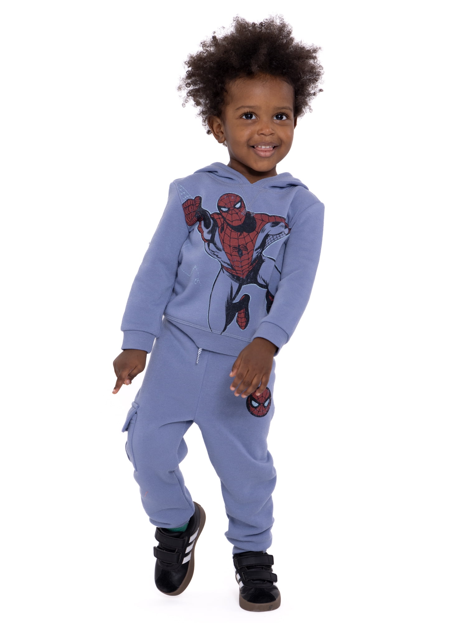 Spider-Man Toddler Boy Hoodie and Joggers Set, Sizes 12M-5T
