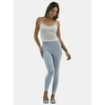 thumbnail image 2 of No Boundaries Washed Ribbed Seamless Leggings, 23.5” Inseam, Women's, 2 of 5