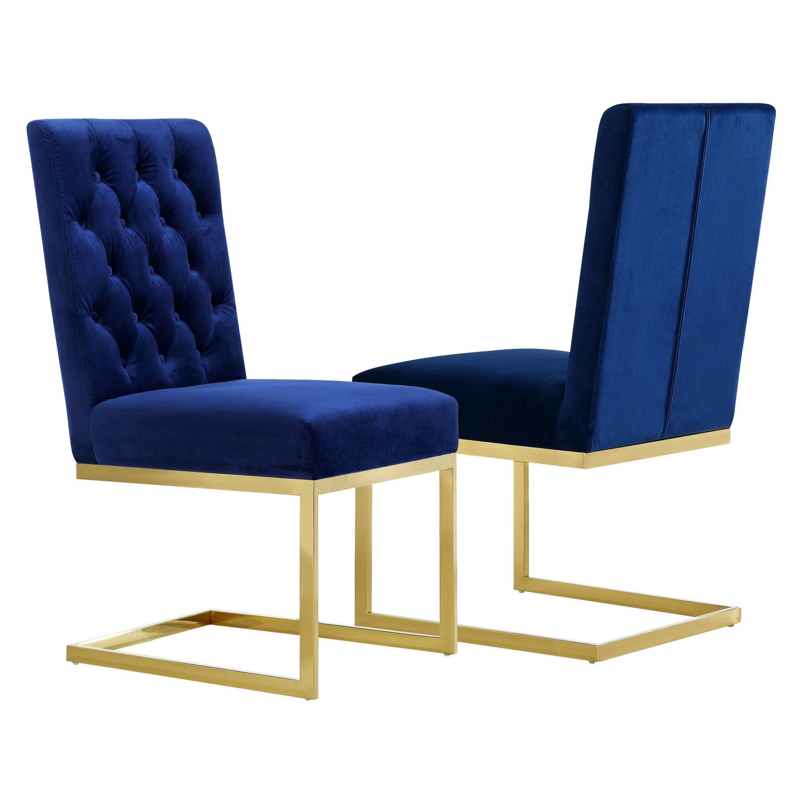 Meridian Furniture Inc Cameron Velvet Dining Chair Set of 2