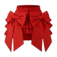 thumbnail image 2 of Gytharion Toddler Kids Girls Skirts Summer Solid High Waist Mini Skirts Soft Comfy Bow Knot Cute Skirts for Baby Girls, 2-9 Years, 2 of 8