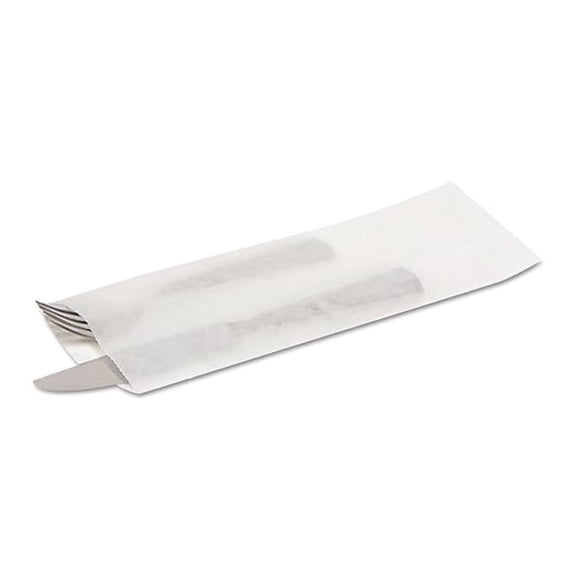 Silverware Bags 10d x 2 3/4w White 2000/Carton