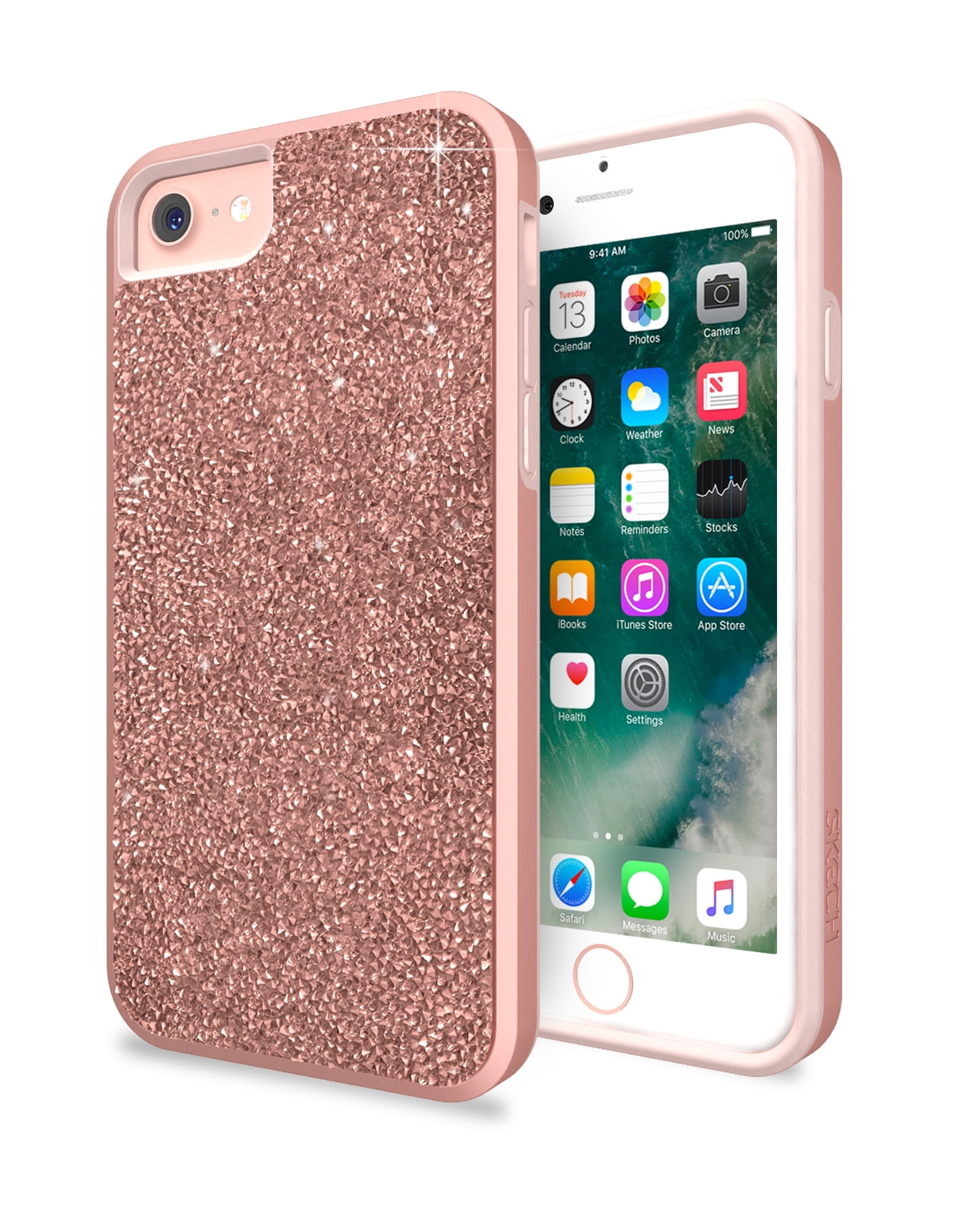 Skech Jewel for iPhone 7s - Rose Gold - Walmart.com - Walmart.com