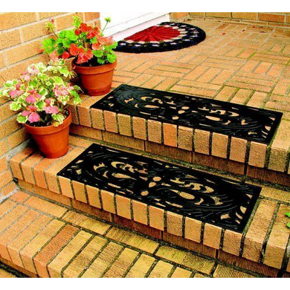 Rubber Step Guards/Stair Mats Set of 2