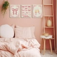 thumbnail image 5 of Coquette Pink Bow Wall Art 12x16, Coquette Poster Prints Set of 3, Preppy Bow Room Wall Decor, Girly Aesthetic Painting Decor for Girls Room College Dorm, 5 of 6