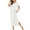 White, variant on GaThRRgYP Women's Short Sleeve Mini Dress,Women's Nightshirt Short Sleeve Nightgown Ultra-Soft Full Length Sleepwear Dress