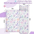 thumbnail image 5 of Pioneer Flower Floral Print Pattern Toddler Nap Mats for Kids Preschool,Sleeping Mat Bag or Kids,Toddler Sleeping Bag,Toddler Nap Mat or Daycare, 5 of 6
