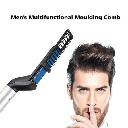 Men Quick Beard Straightener Styler Comb Multi Functional Hair