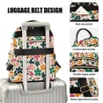 thumbnail image 3 of FORMRS Mini Backpack Purse for Women Travel Daypack Casual Shoulder Bag, Floral Blooms, 3 of 7